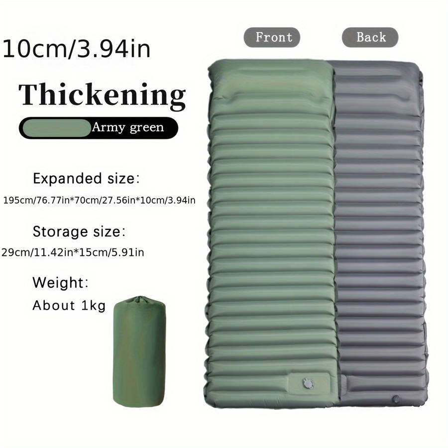 Inflatable Air Cushion Mattress Ultra Light Thick Self Inflatable Camping