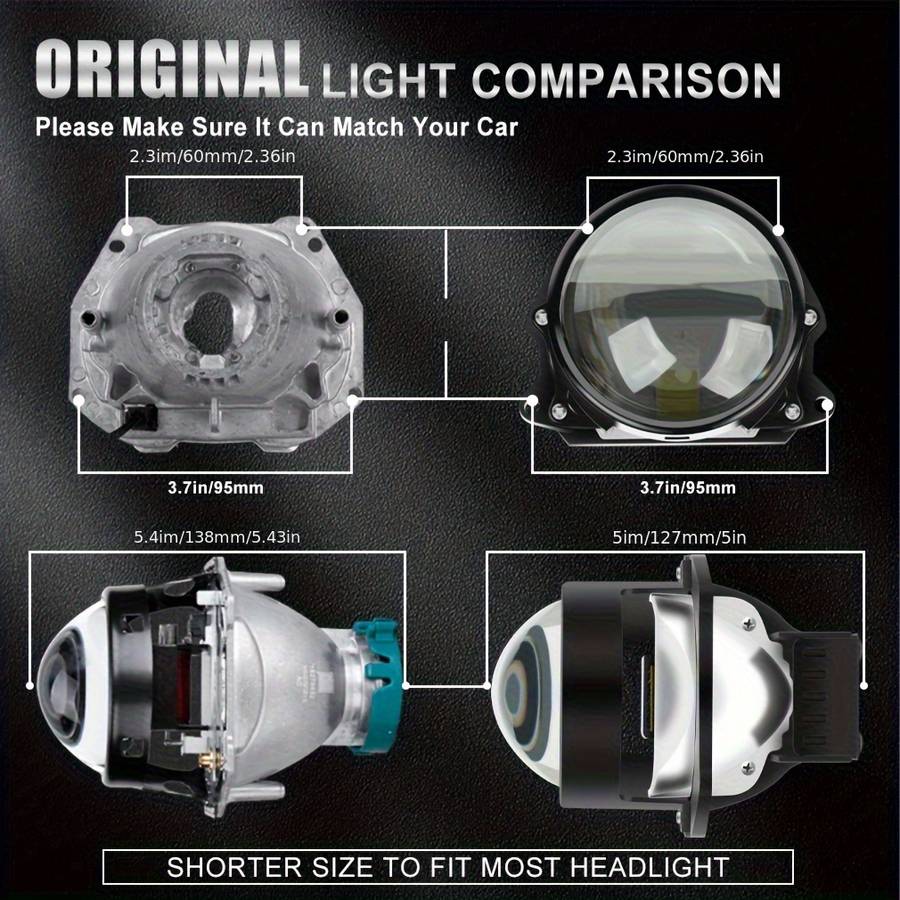 Car Lights Items 2Pcshighlow Beamuniversal
