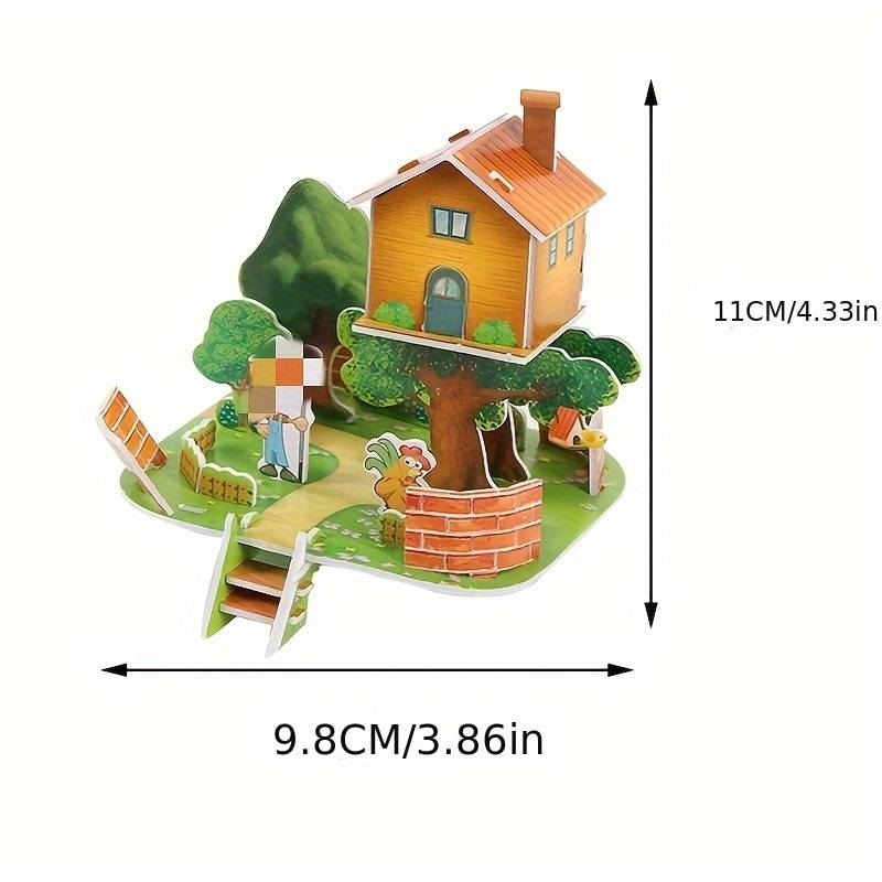 Building Toy Architectural Model Toy Set Model 3Pcs Random Styles