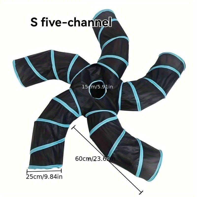 Pet Supplies Model Colorful Four  Way Tunnel