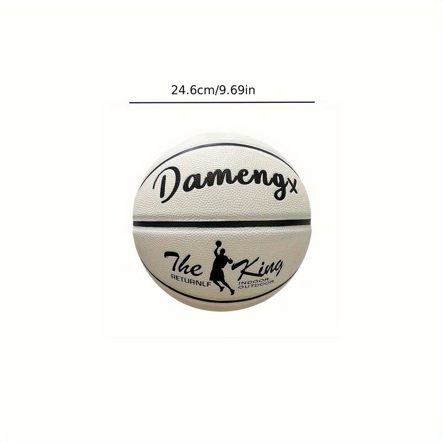 Basketball Color White Ball Blue Luminous Modelno 5