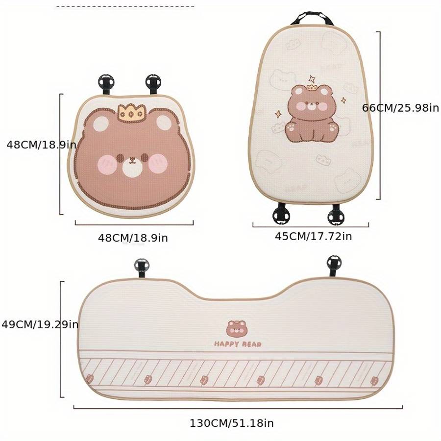 Car Seat Cushion 7Pc 5 Seats In The Car