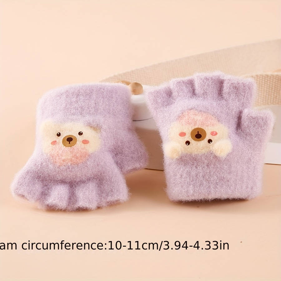 Winter Gloves Color Purple