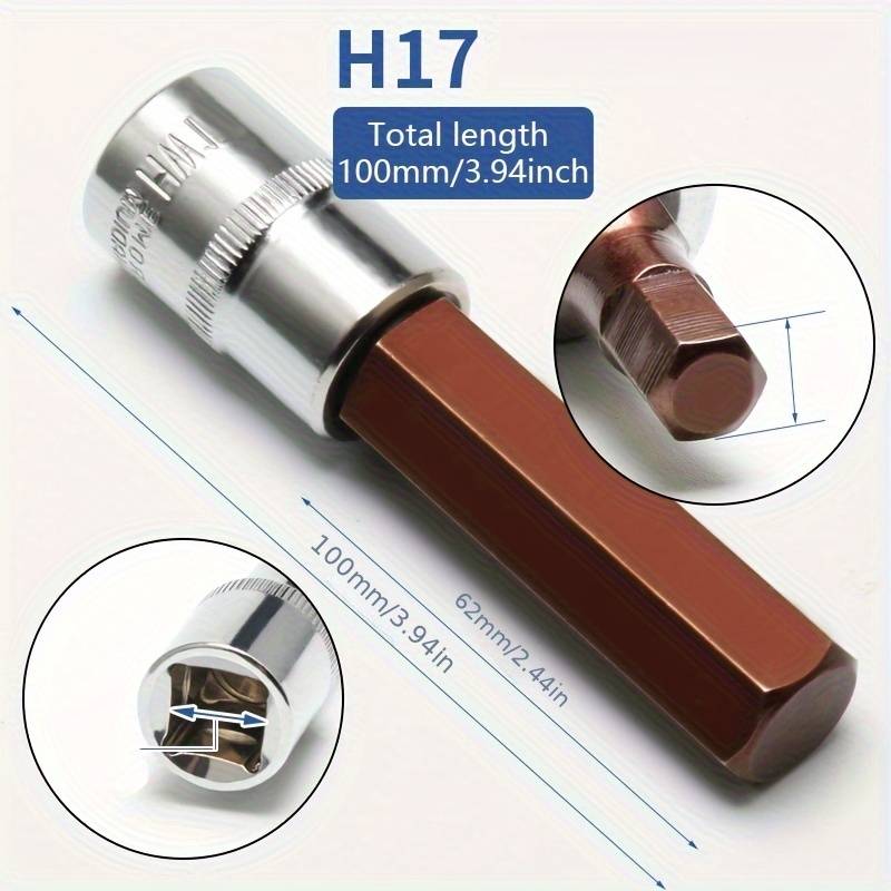 Screwdriver Bit Tool Set Model 1Pcs Hexagon Opposite Side: 17Mm