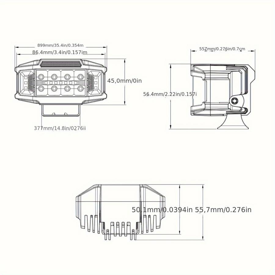 Car Lights Model 2Pcs With Amber Angel Eyes