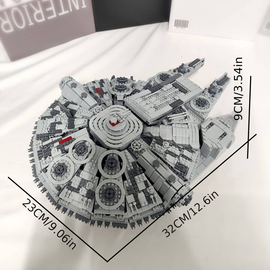 3D Jigsaw Puzzle Model Ship Style 4000 Add  Pcs-Micro Drill Mini Starship