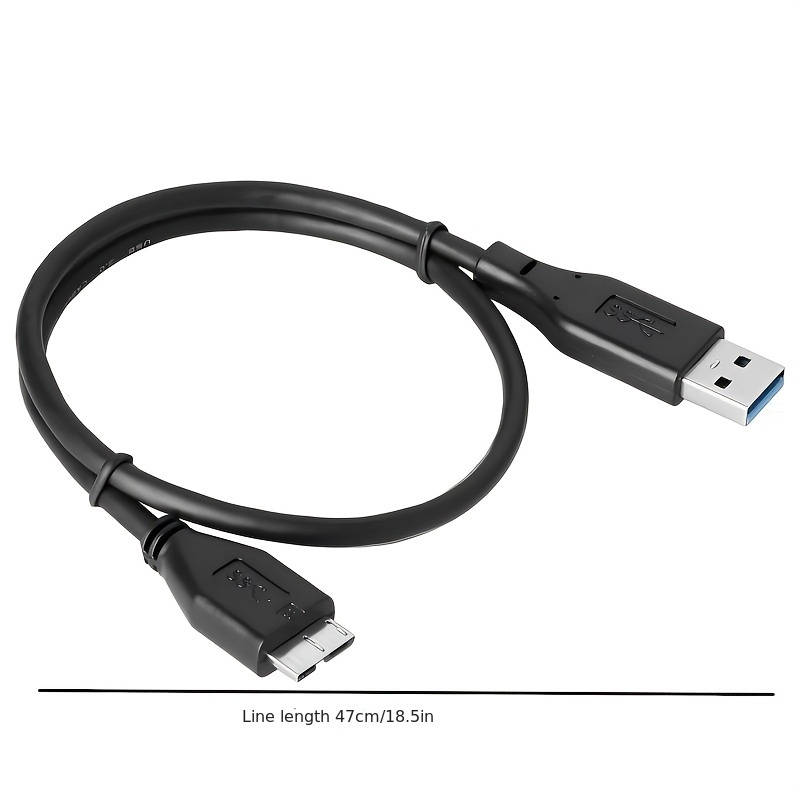 1pcs High Speed ??Usb 3.0 Data Transfer Cable For Mobile Hard Drive Am To Microb Connector 5Gb