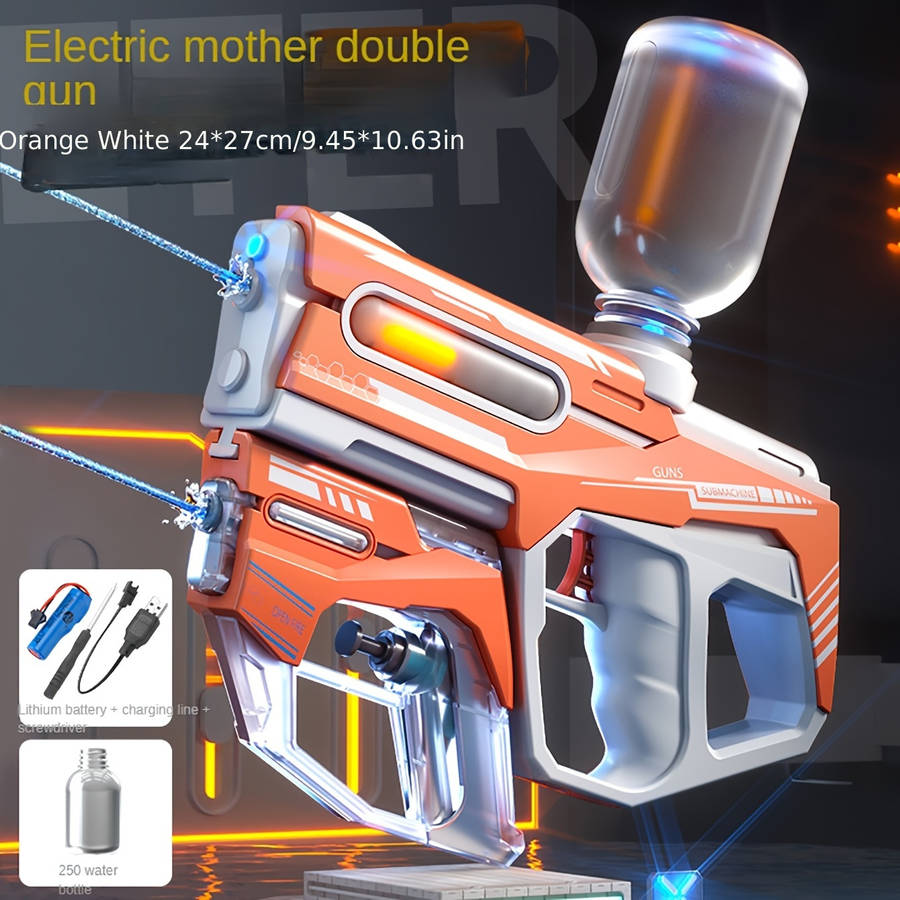 Toy Guns Color Blue Electric Streamer Combination Gun