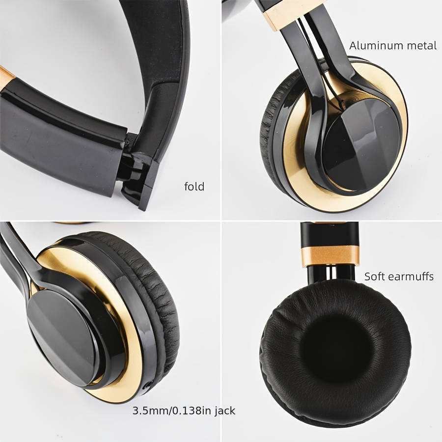 Wired Headphones Black