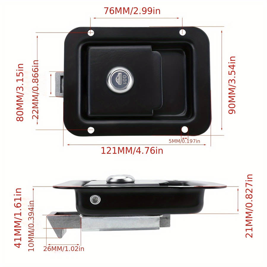 Lock Quantity 4 Sets