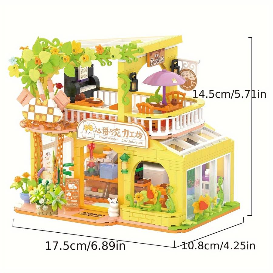 Building Toy Architectural Model Toy Set Style Without Box