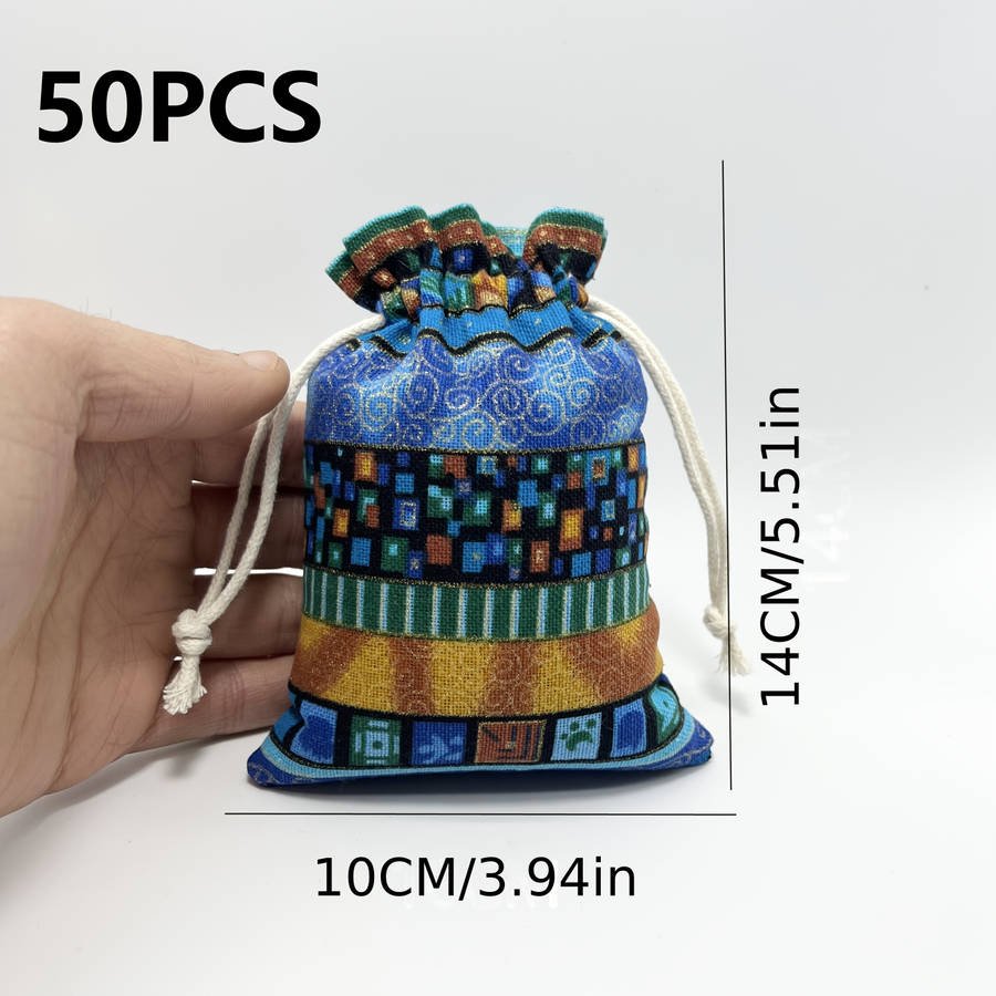 Storage Bag Color Blue Size10X14Cm3.9X5.5In 50Pcs