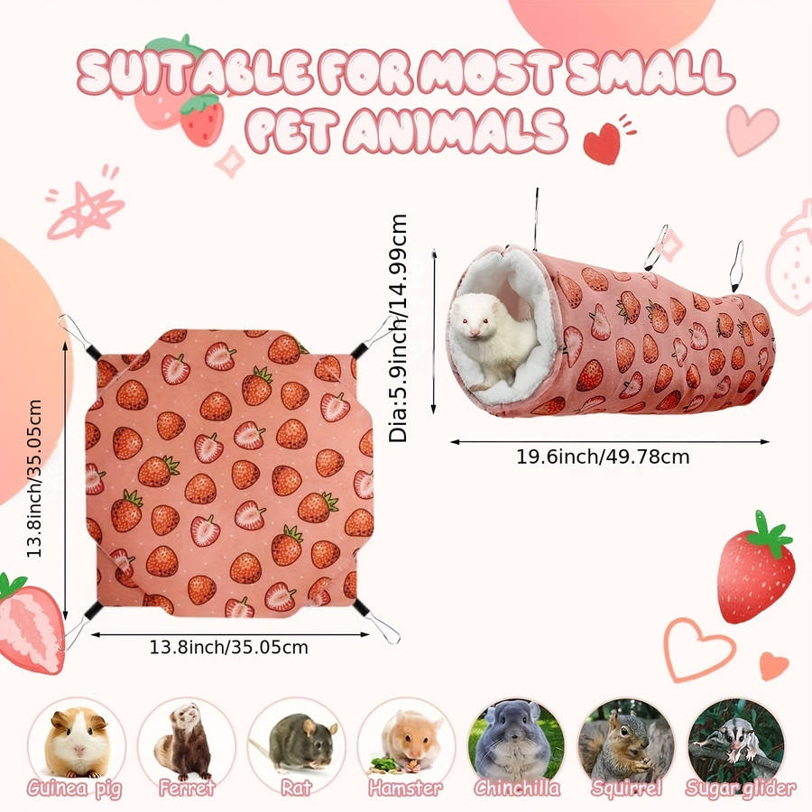 Pet supplies color Pink Tunnel Small