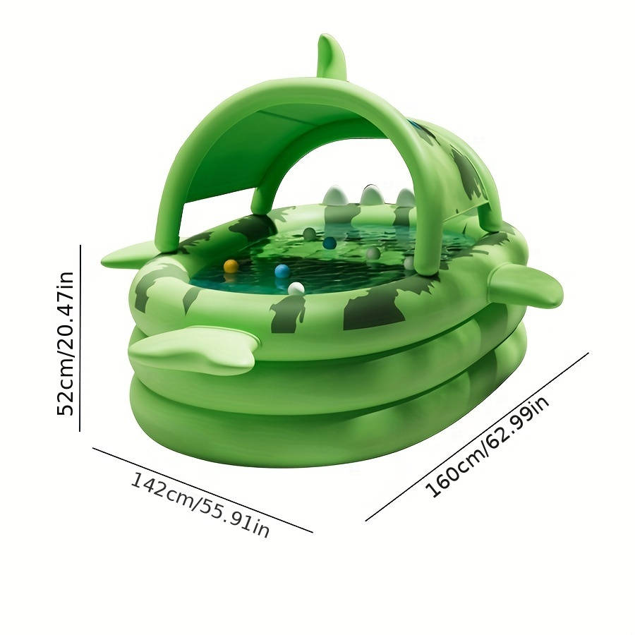 Swimming Pool Color Shark 1.8 Meters 3 Rings