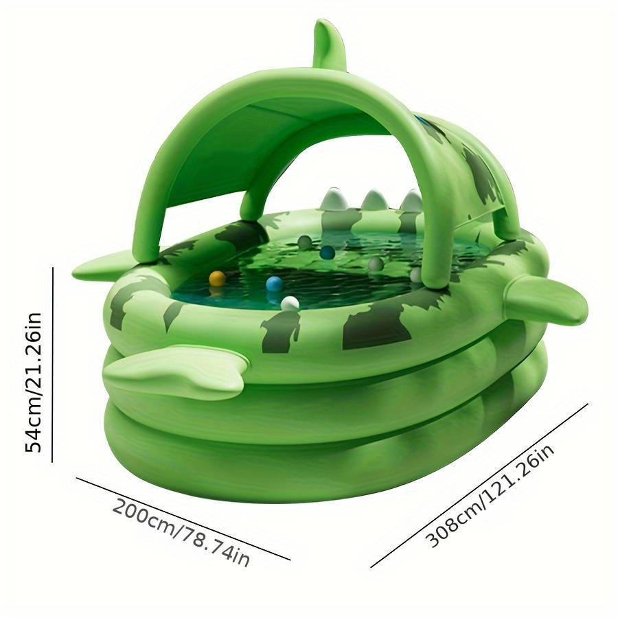 Swimming Pool Color Shark 1.8 Meters 3 Rings