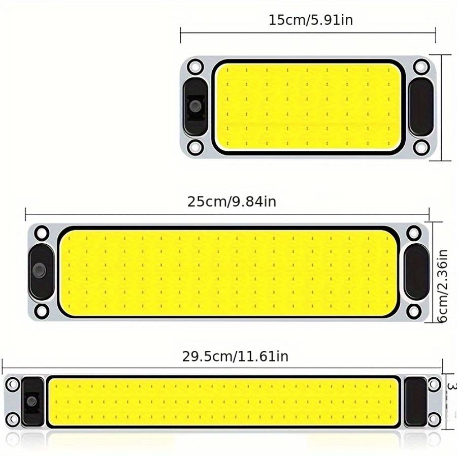 Car Lights Items 2Pcs 24.5*6Cm
