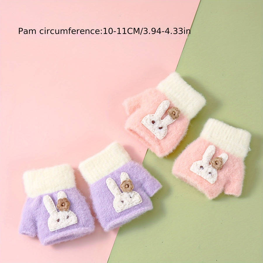 Winter Gloves Color Pink