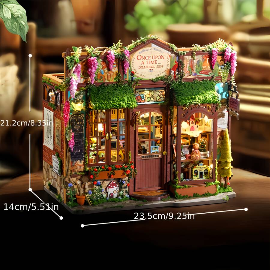 Diy Fairy Tale Kingdom Miniature House 3D Wooden Model Kit Creative Handcrafted