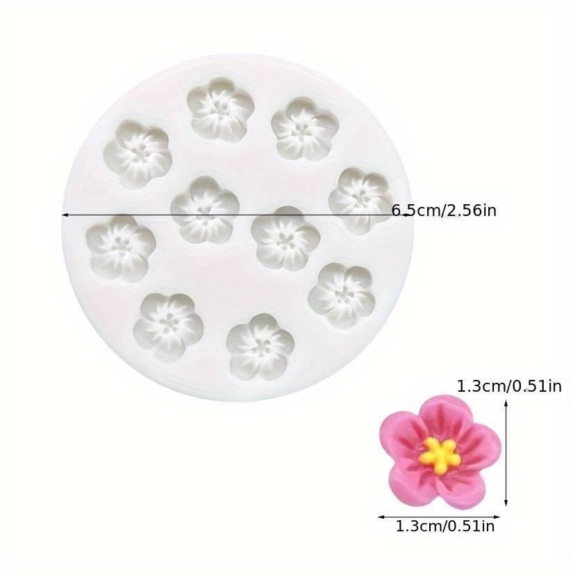 Suitable For Baking Molds Color 1Pc  10 Holes Mini Flower