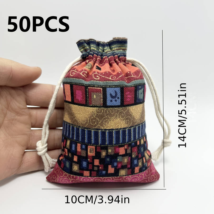 Storage Bag Color Red Size10X14Cm3.9X5.5In 50Pcs