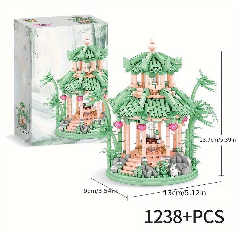 Building Toy Architectural Model Toy Set Color Pavilion