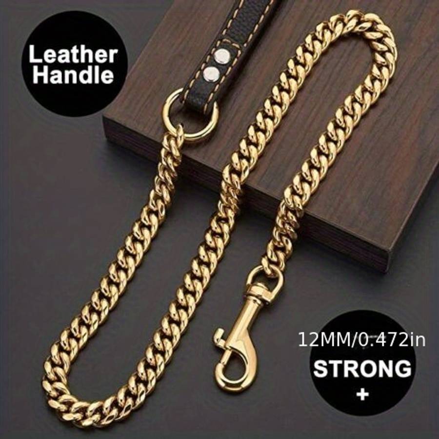 Dog Leash Color Golden Size 5Xl