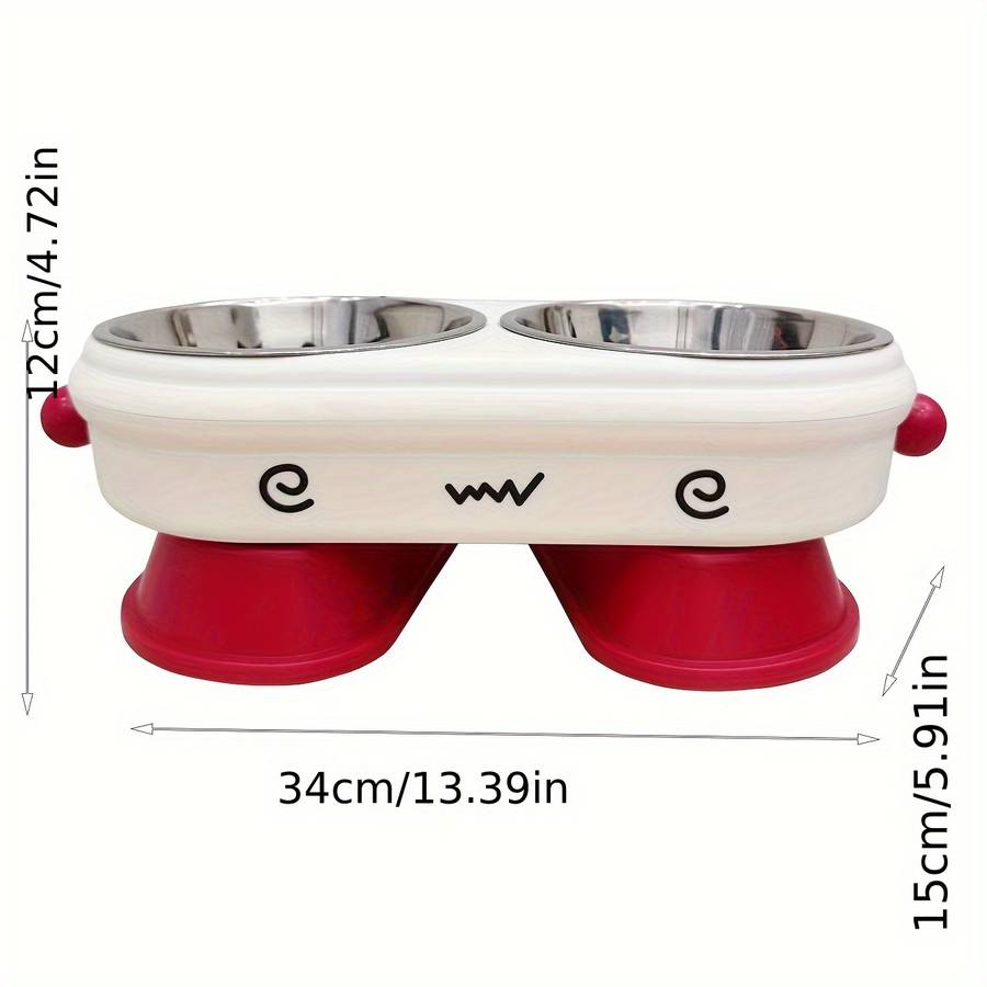Pet Supplies Items Cats And Dogs Eat And Drink In A Square Bowl
