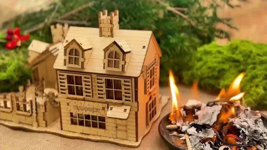 Building Toy Architectural Model Toy Set Style War House