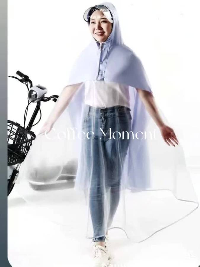 Raincoat Light Grey Size Onesize