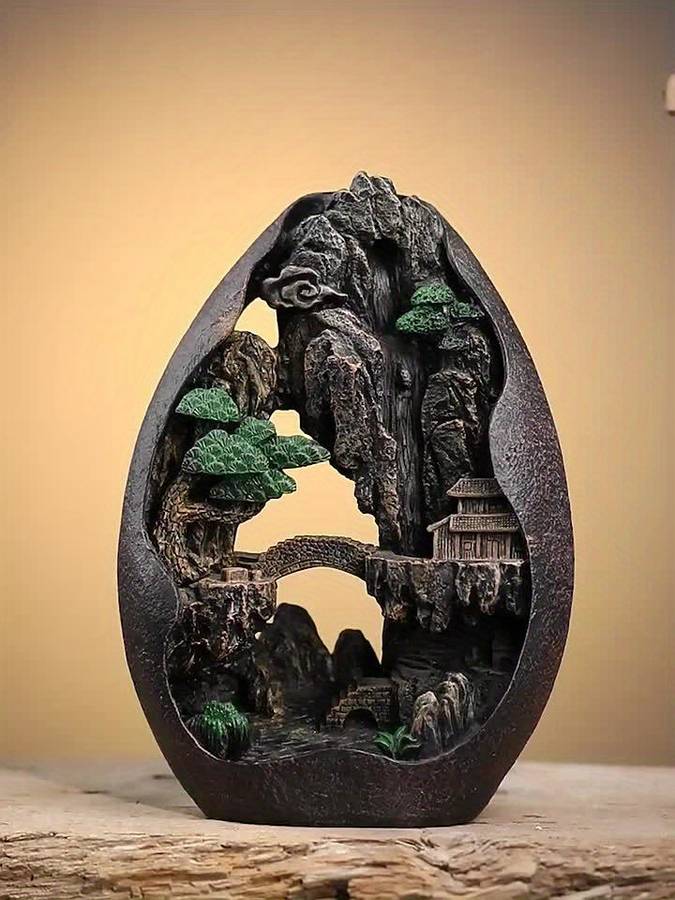 Incense Burner Model  Waterfall Style Ornament