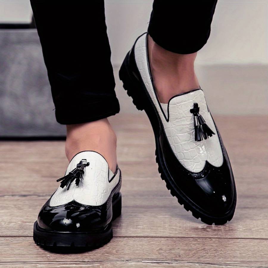 Mens Leather Shoes Color Black Sizeuk 10
