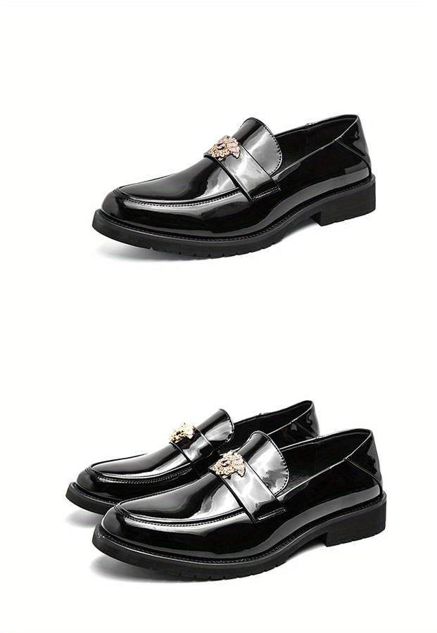 Mens Leather Shoes Color Black Sizeuk 8