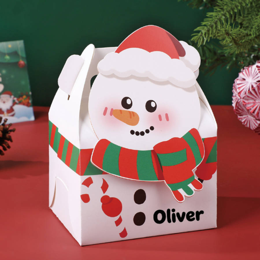 Christmas Gift Boxes Model Snowman