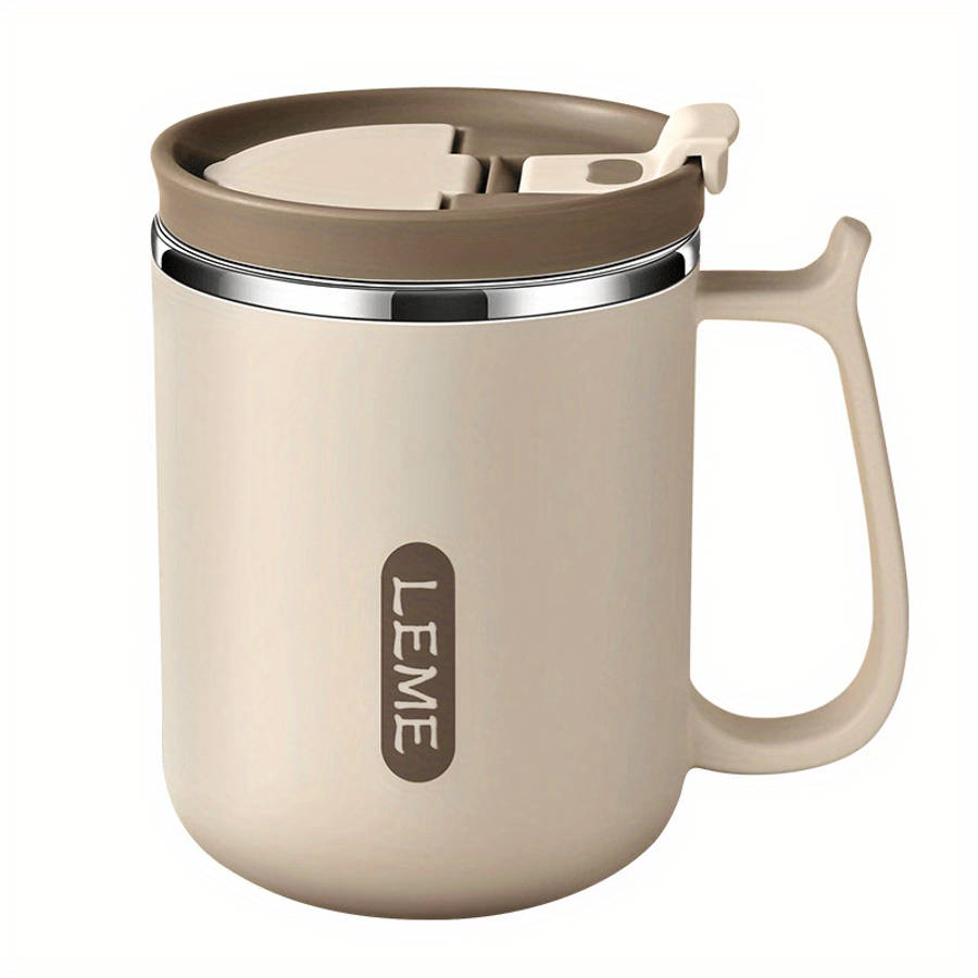 Water Cup Color Brown Mug With Spoon Size500Ml