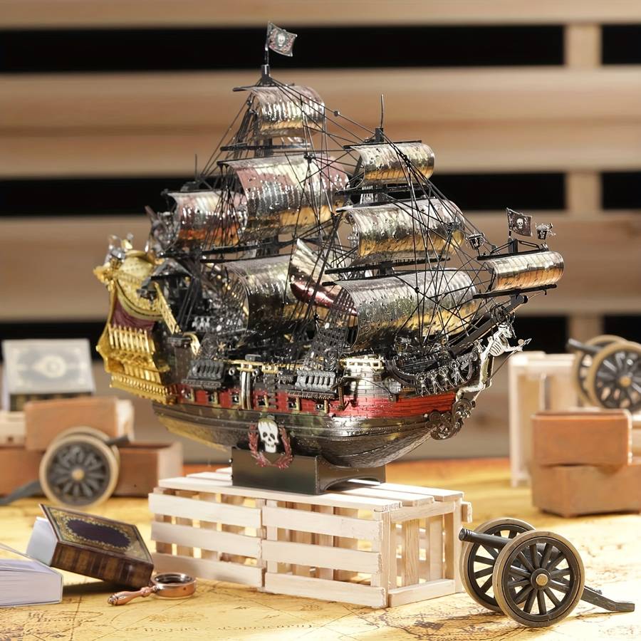 3D Jigsaw Puzzle Model Ship Style The Flying Dutchman Quantity One Box