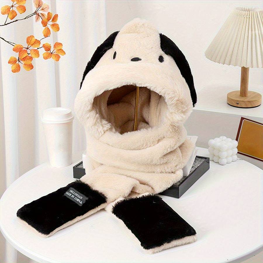 Winter Hat Color Sanrio Cute Integrated Hat