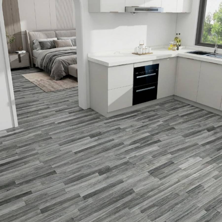 Self Adhesive Floor Stickers Walnut 40Cm*600Cm