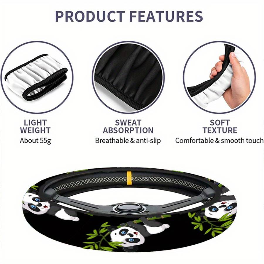 Car Steering Wheel Cover One Size