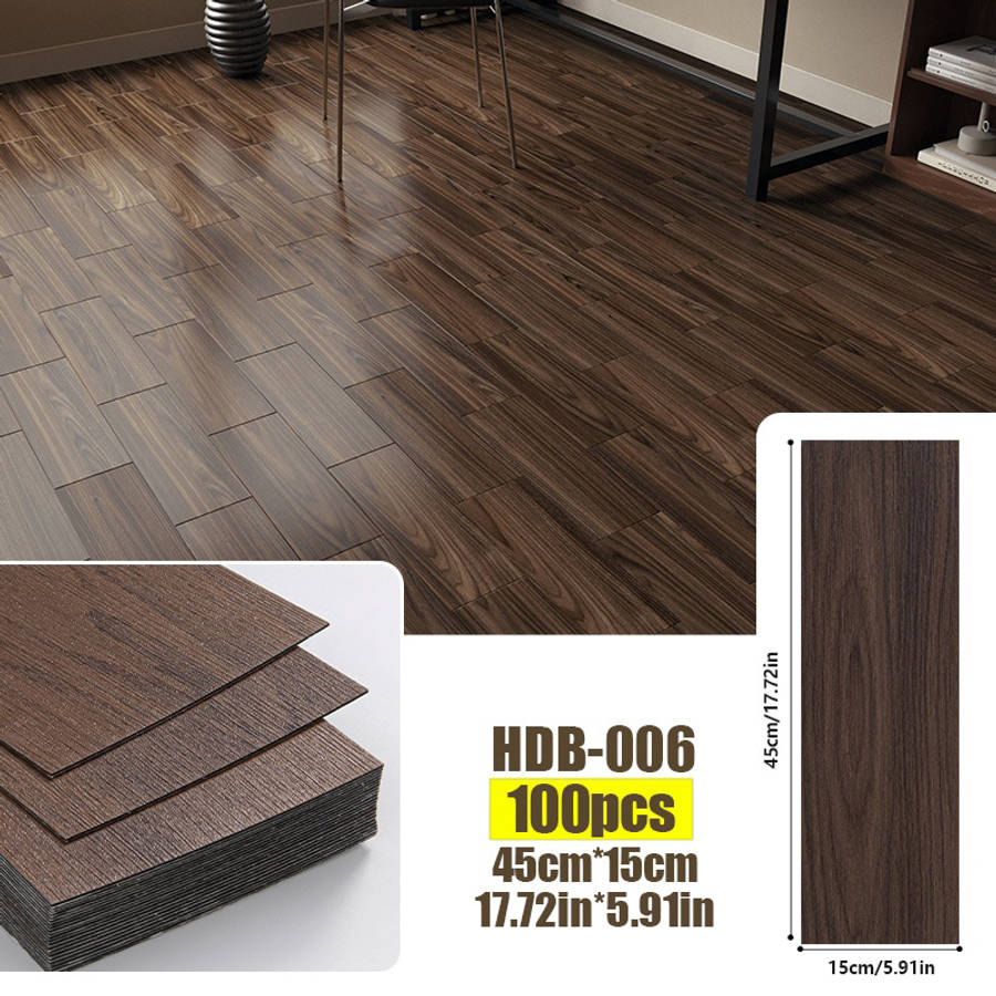 Self Adhesive Floor Stickers Hdb 005 45*15Cm 100Pcs