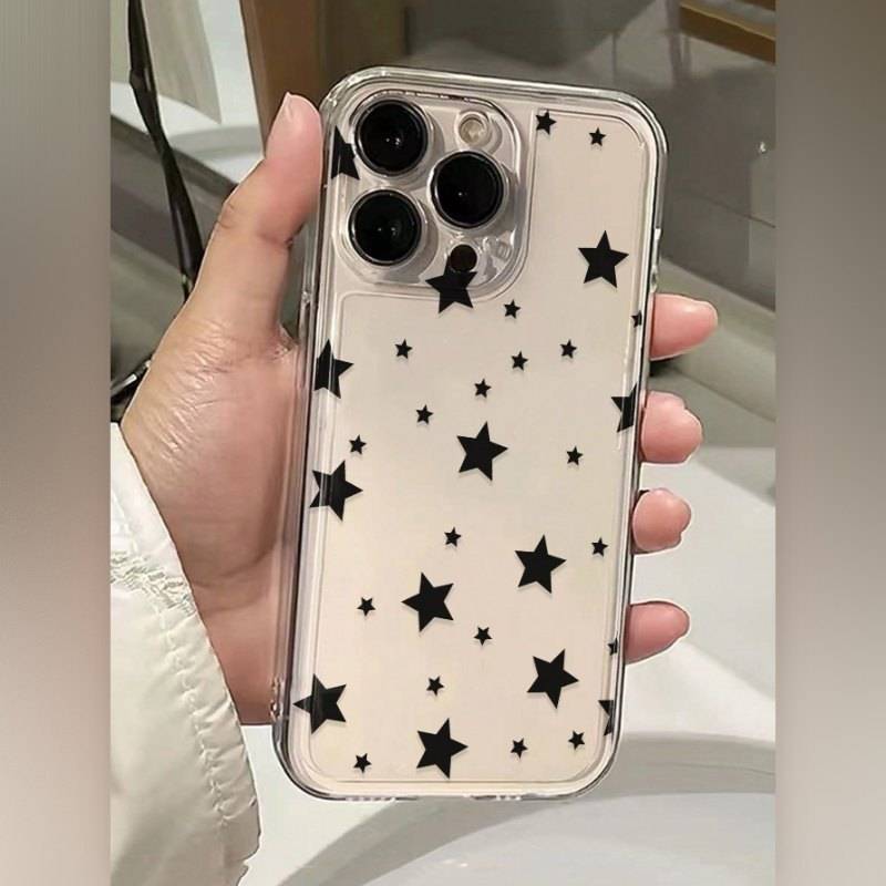 1Pc Transparent For iPhone X Xs Phone Case Phone Cover