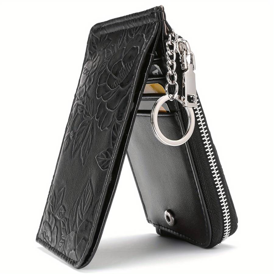 Women'S Creative Honey Girl Wallet With Multiple Card Slots Coin Purse With Key Ring Secure