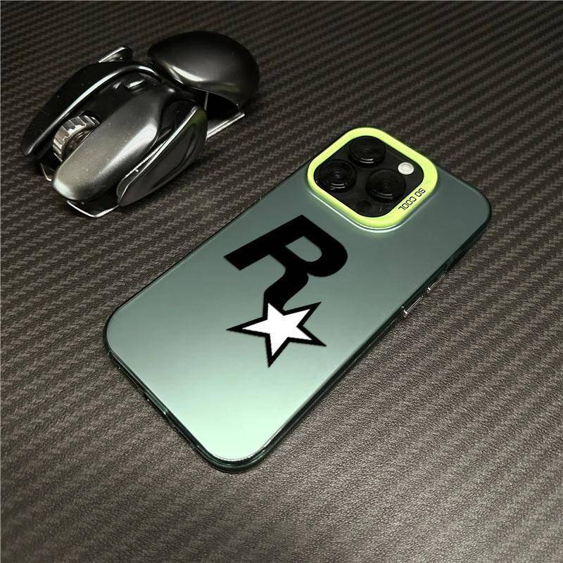 1Pc Blue For iPhone 7 Plus 8 Plus R Star Pattern Phone Case
