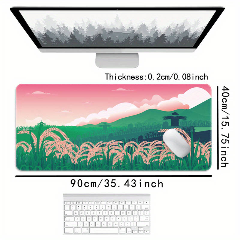 Mouse Pad Size 31.50X15.75Inches