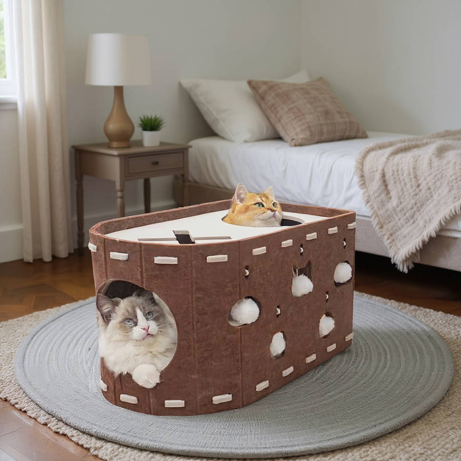 Pet supplies color Beige Color size Hole Nest