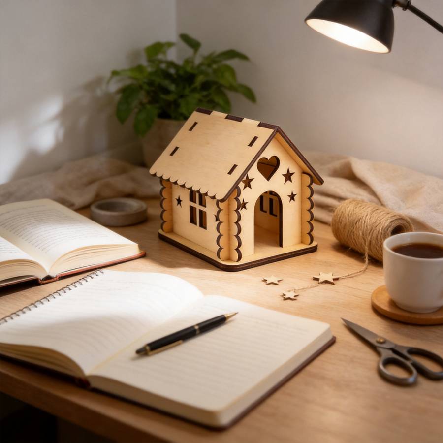 House Model Color Wood Color