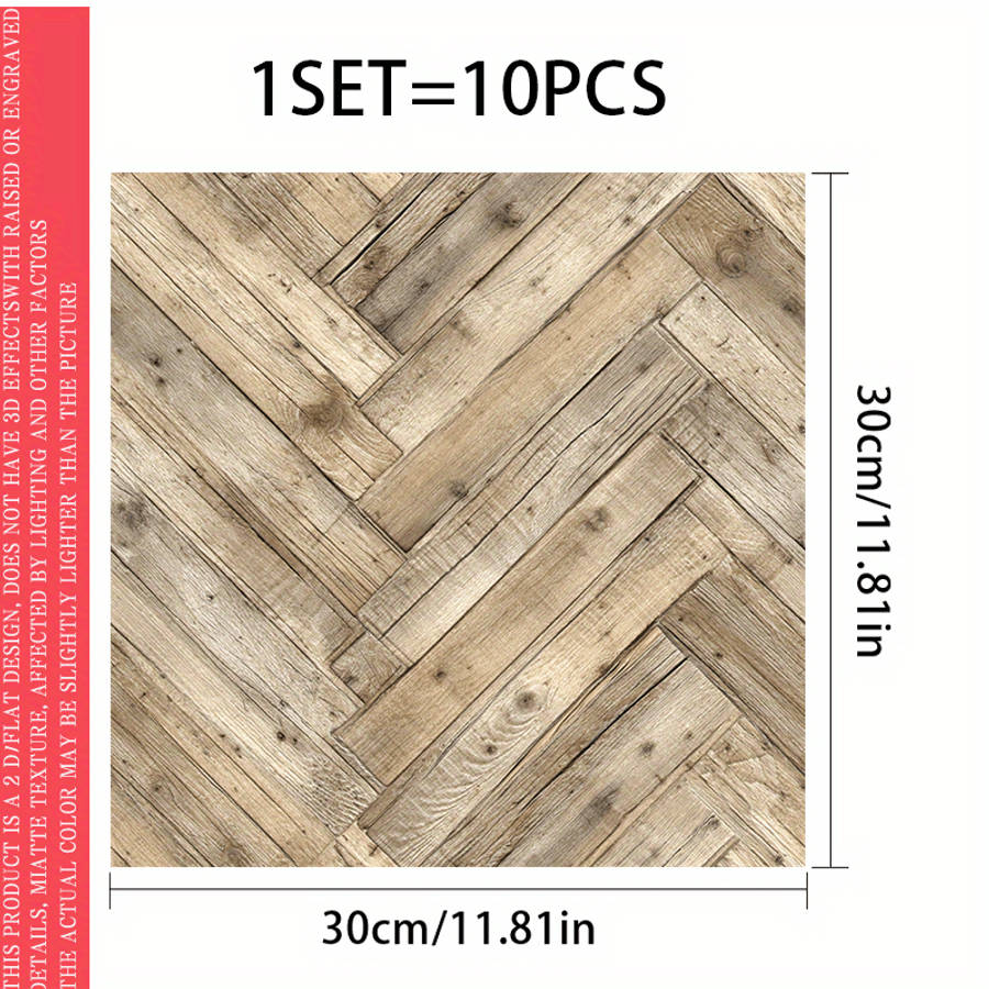 Self Adhesive Floor Stickers 11.81X11.81In30Cm