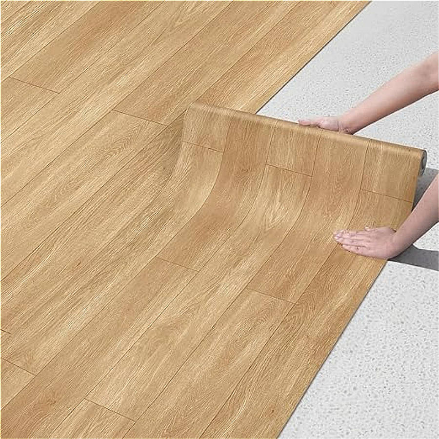 Self Adhesive Floor Stickers Maple Birch 30*500