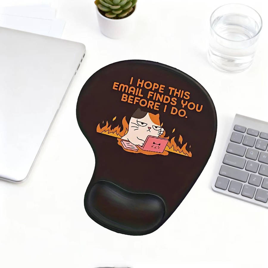 Premium WearResistant Funny Theme Ergonomic Wrist Support For Graphic Designers