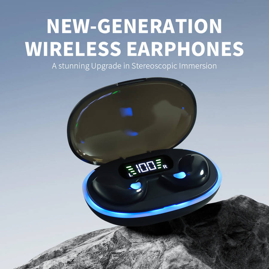 Rechargeable Wireless Earbuds Headphones Headset
