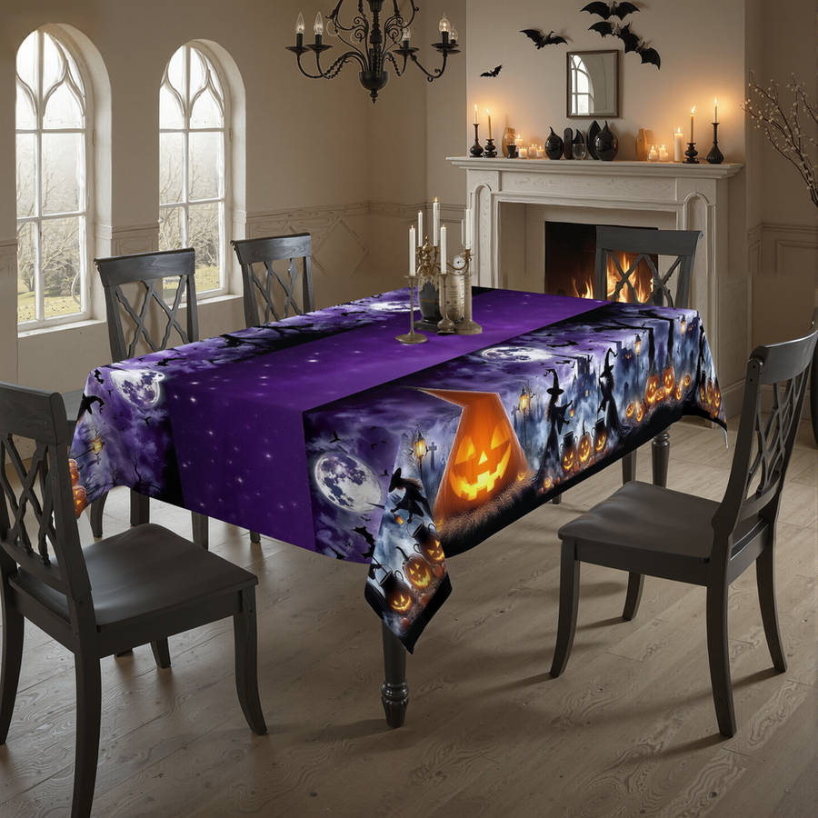 Halloween tablecloth decoration size 140 x 360cm or 55 x 141inch